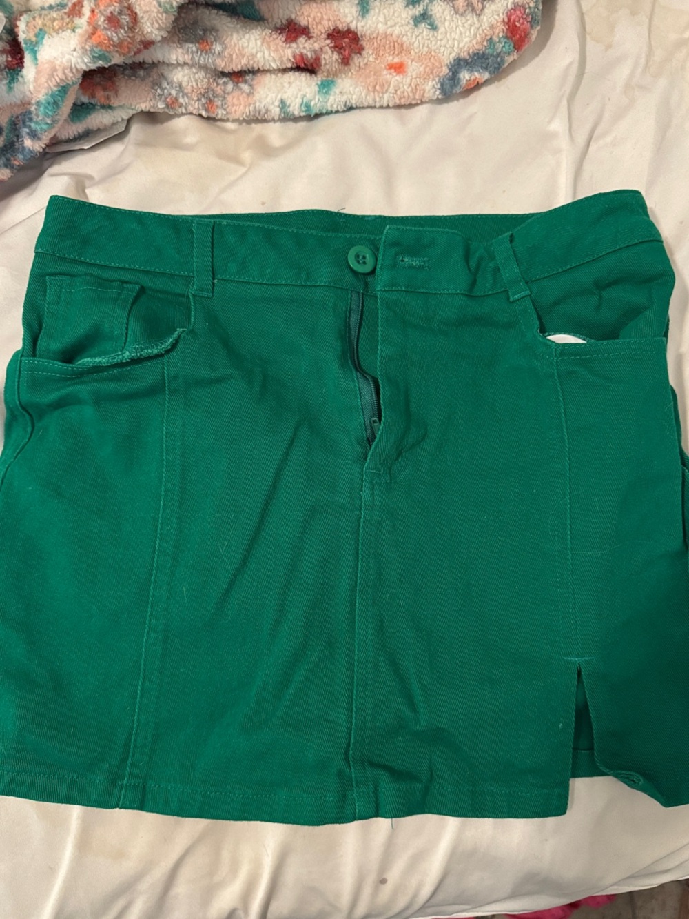 Amazon Women’s Green Stretch Mini Skort